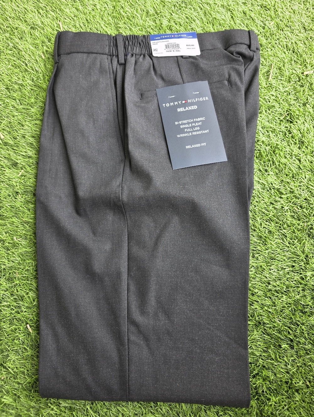 Tommy Hilfiger Men's Dress Pants 32x32 Stretch NWT Charcoal $95 MRSP Career - Picture 2 of 7